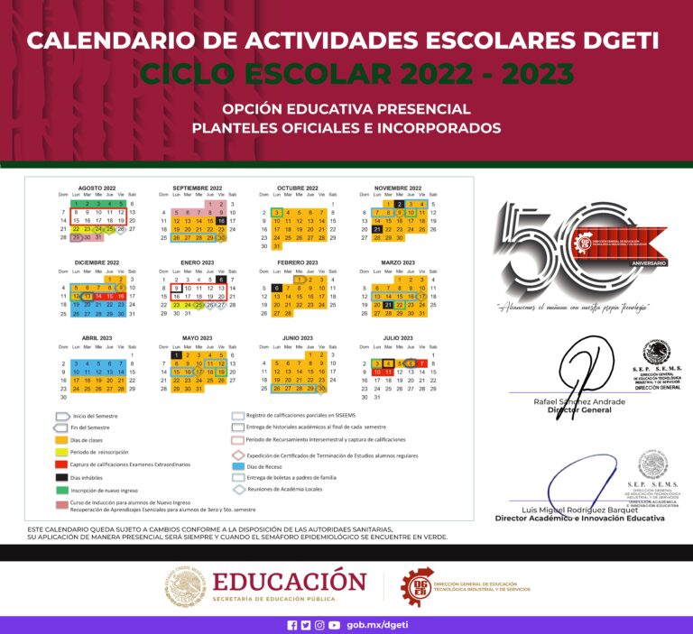 Calendario Escolar 2023 Iteso Direccion Nacional De M - vrogue.co